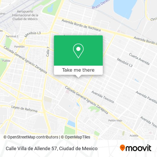 Mapa de Calle Villa de Allende 57