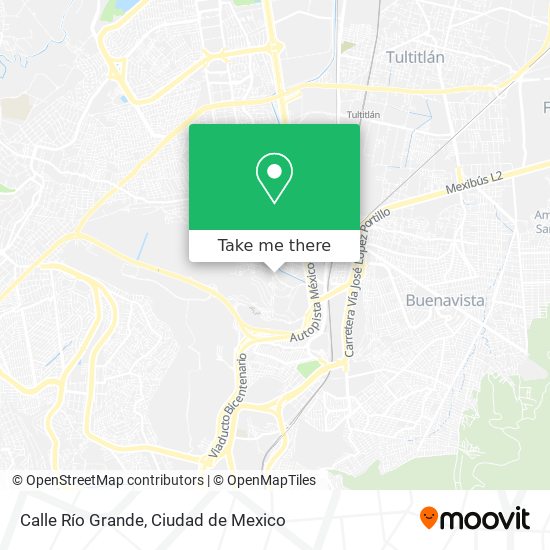 Calle Río Grande map