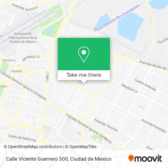 Mapa de Calle Vicente Guerrero 300