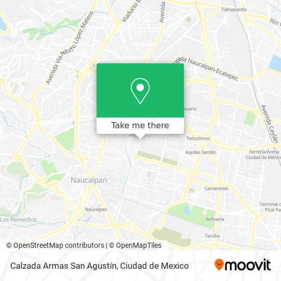Mapa de Calzada Armas San Agustín