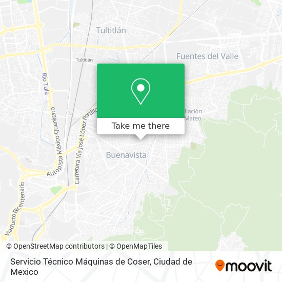 Servicio Técnico Máquinas de Coser map