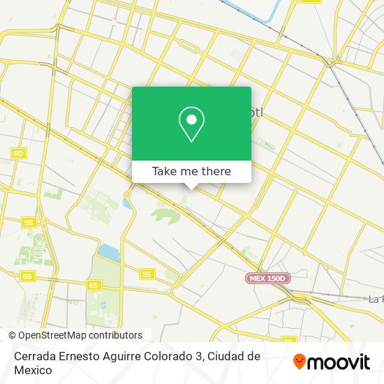 Cerrada Ernesto Aguirre Colorado 3 map