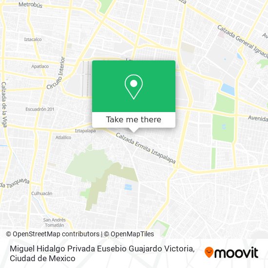 Miguel Hidalgo Privada Eusebio Guajardo Victoria map