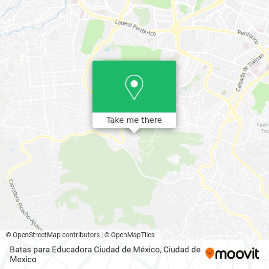 Mapa de Batas para Educadora Ciudad de México