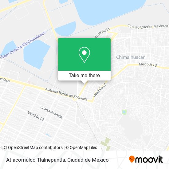 Mapa de Atlacomulco Tlalnepantla