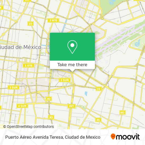 Puerto Aéreo Avenida Teresa map