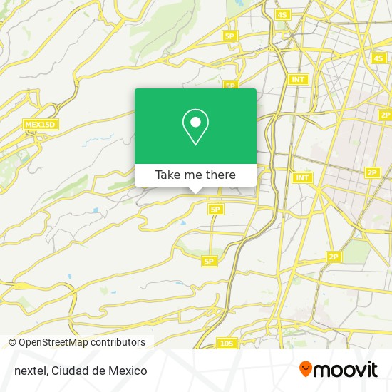 Mapa de nextel