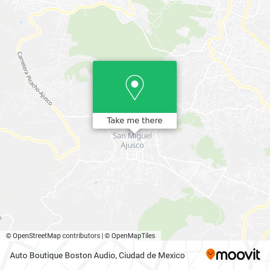 Auto Boutique Boston Audio map