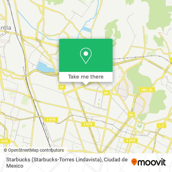 Starbucks (Starbucks-Torres Lindavista) map