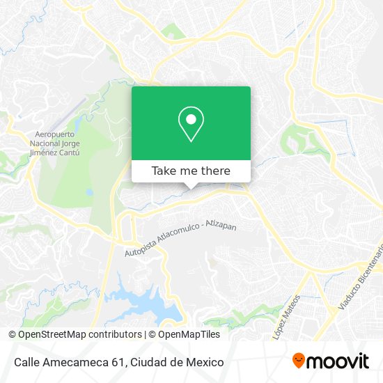 Calle Amecameca 61 map