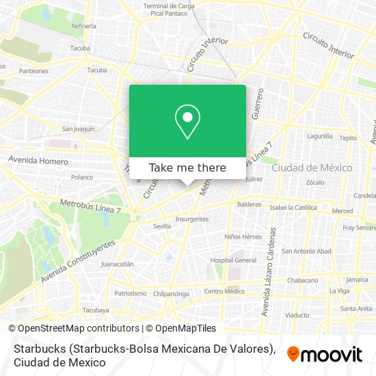 Starbucks (Starbucks-Bolsa Mexicana De Valores) map