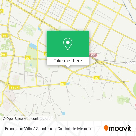 Francisco Villa / Zacatepec map