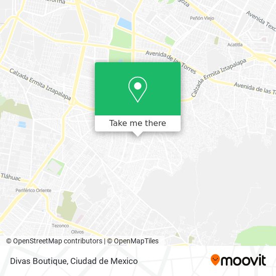 Divas Boutique map