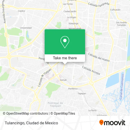 Tulancingo map