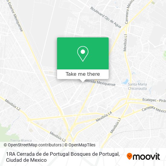 1RA Cerrada de de Portugal Bosques de Portugal map