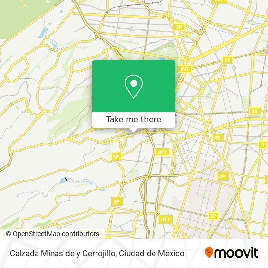 Calzada Minas de y Cerrojillo map