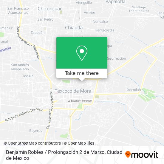 Benjamín Robles / Prolongación 2 de Marzo map
