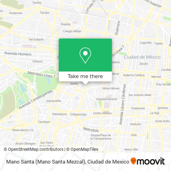 Mano Santa (Mano Santa Mezcal) map