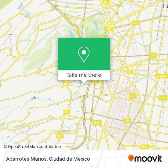 Abarrotes Marios map