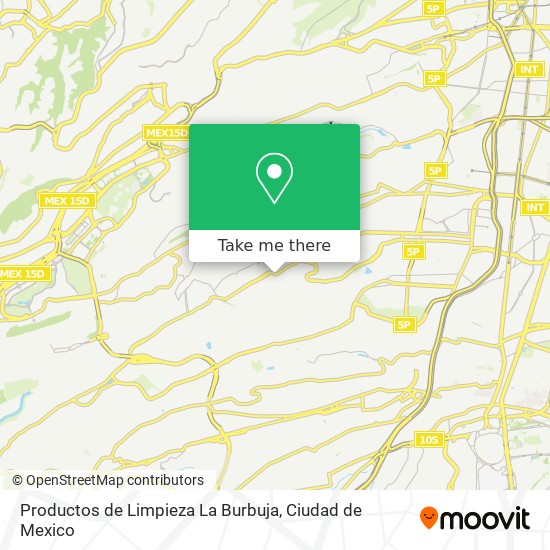 Productos de Limpieza La Burbuja map