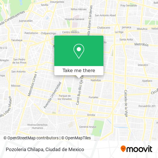 Pozoleria Chilapa map