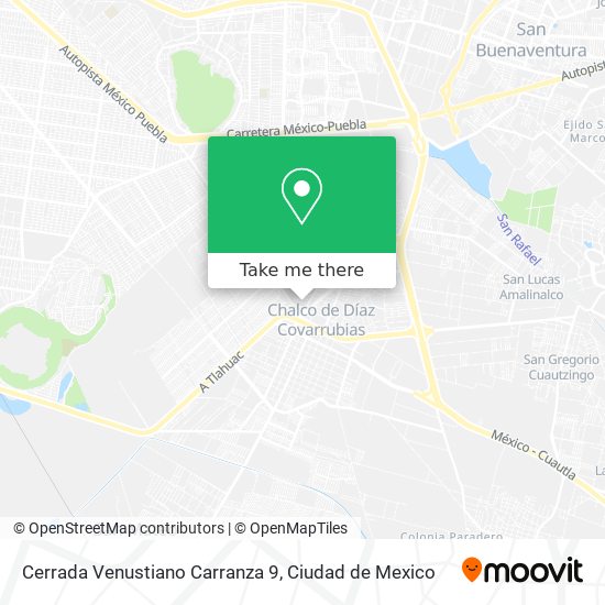 Cerrada Venustiano Carranza 9 map