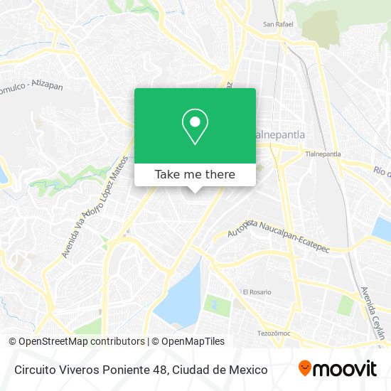 Mapa de Circuito Viveros Poniente 48