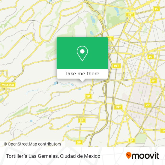 Tortillería Las Gemelas map