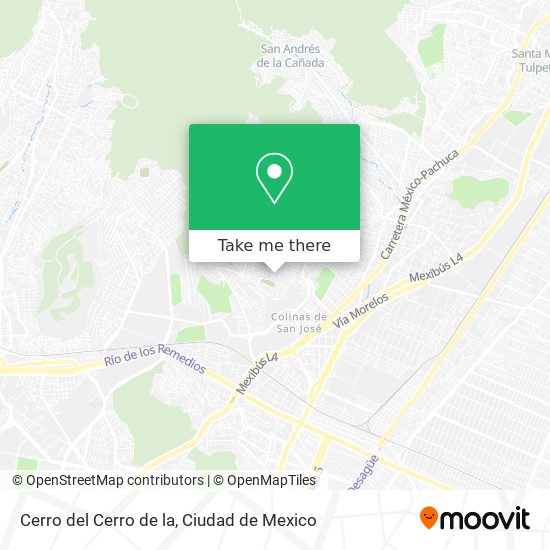Mapa de Cerro del Cerro de la