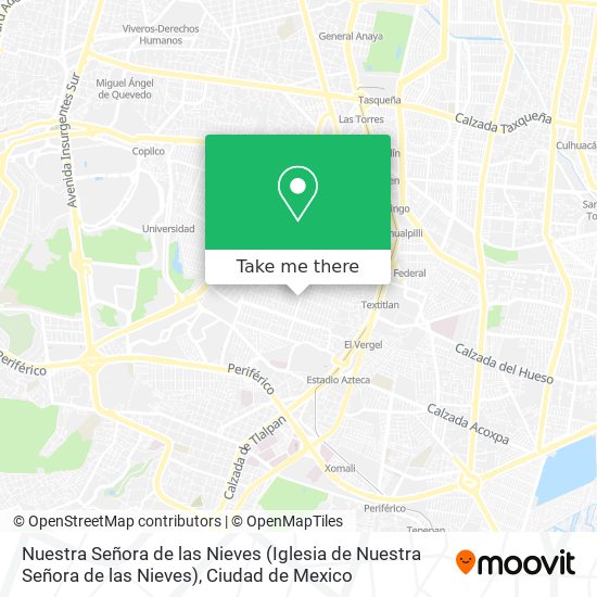 Nuestra Señora de las Nieves map