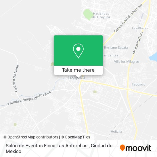 Mapa de Salón de Eventos Finca Las Antorchas.