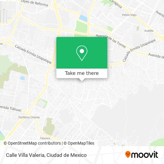 Mapa de Calle Villa Valeria