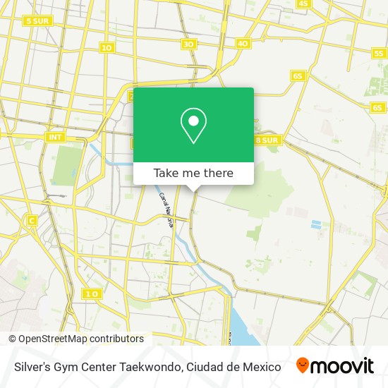 Mapa de Silver's Gym Center Taekwondo