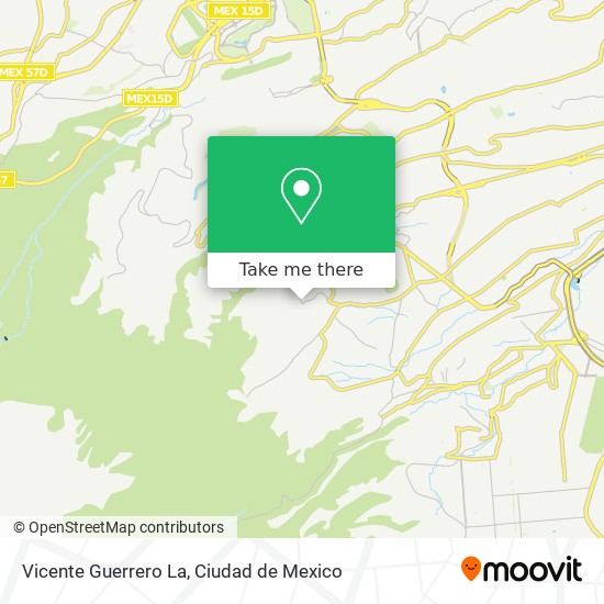 Vicente Guerrero La map
