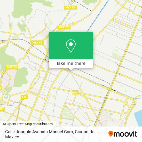 Mapa de Calle Joaquín Avenida Manuel Cam