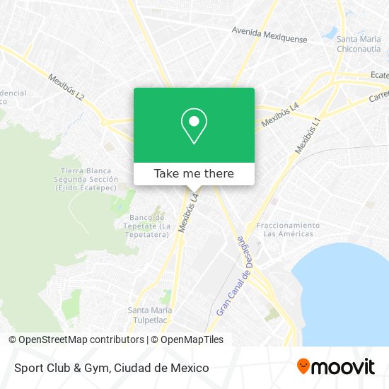 Sport Club & Gym map