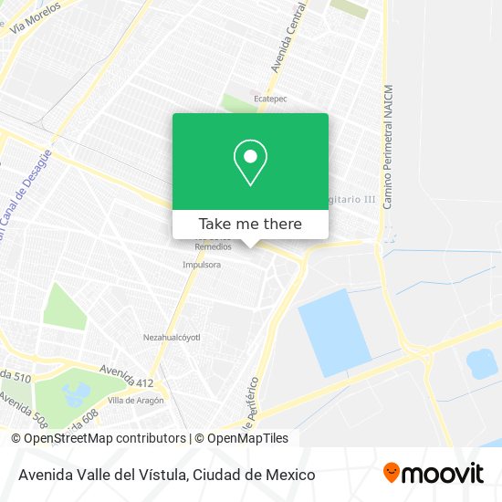 Avenida Valle del Vístula map