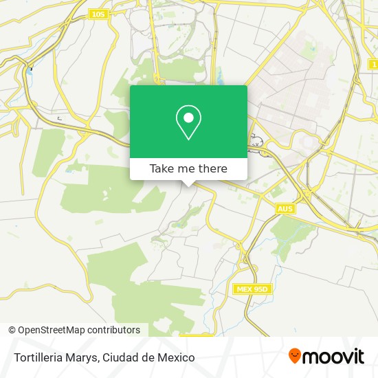 Mapa de Tortilleria Marys
