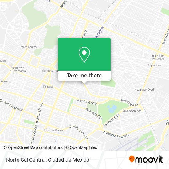 Norte Cal Central map