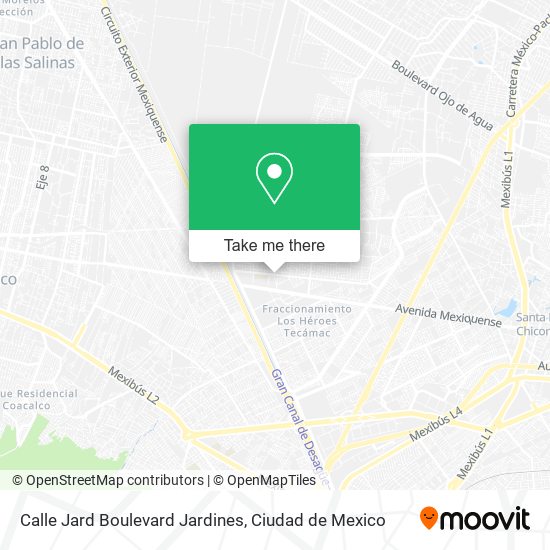Calle Jard Boulevard Jardines map