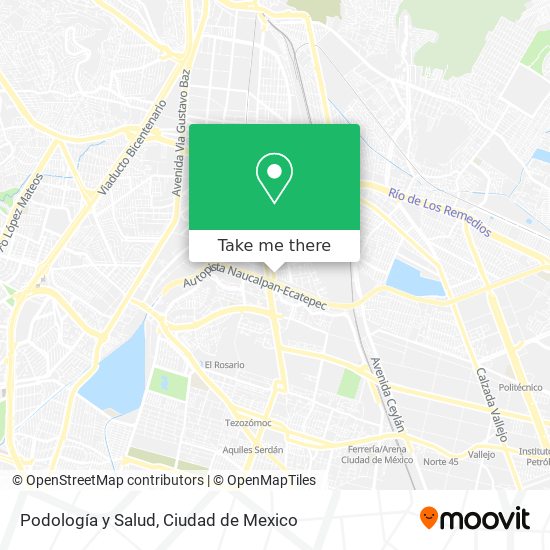 Podología y Salud map