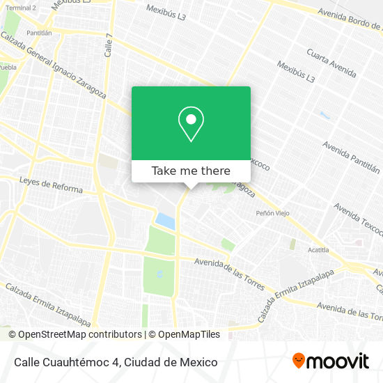 Mapa de Calle Cuauhtémoc 4