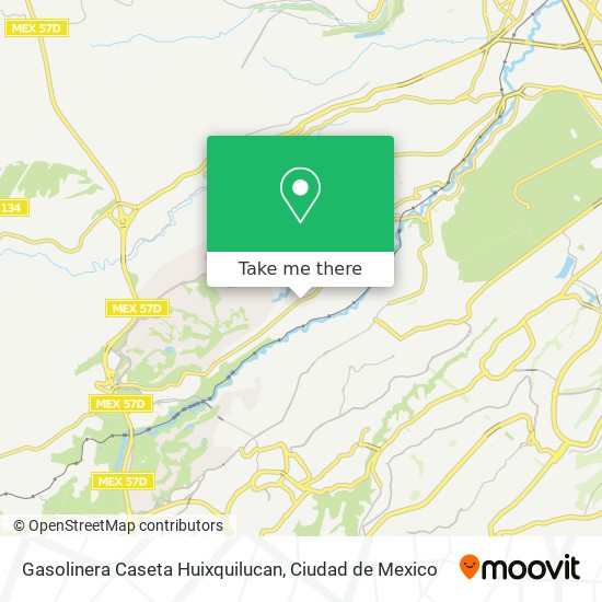 Gasolinera Caseta Huixquilucan map