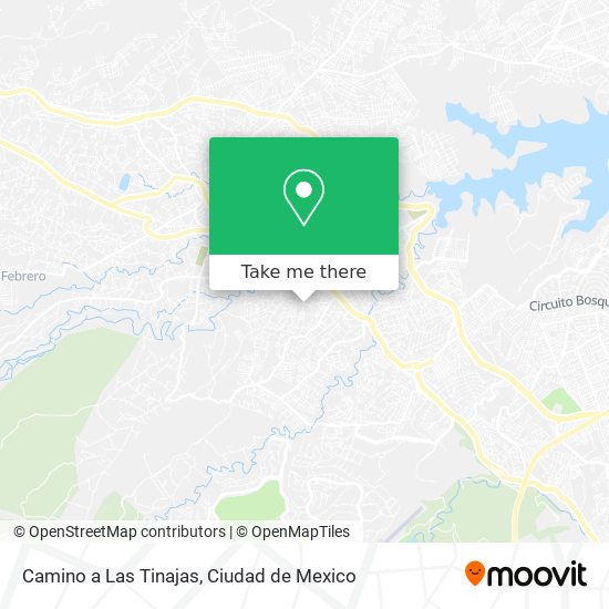Camino a Las Tinajas map