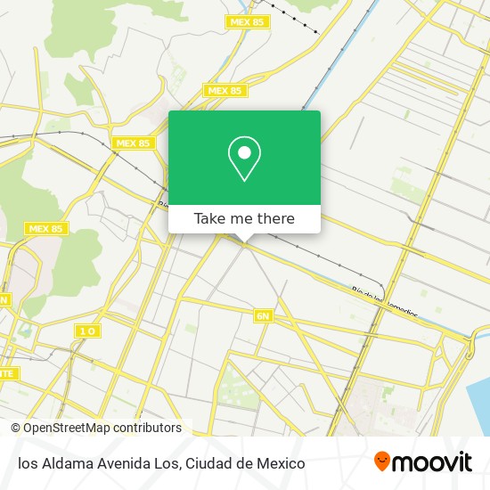 los Aldama Avenida Los map