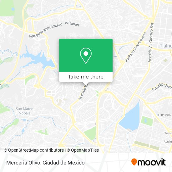 Merceria Olivo map