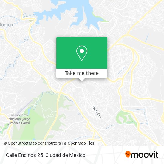 Mapa de Calle Encinos 25