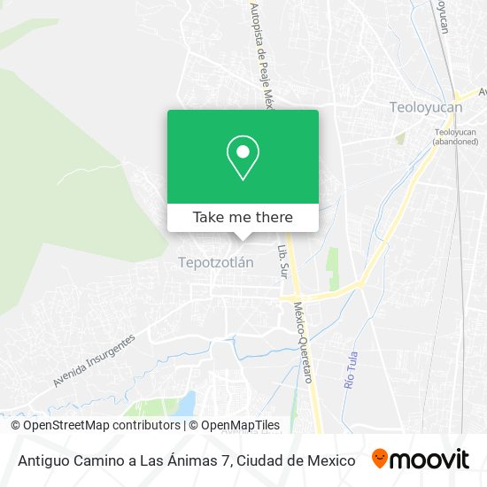 Antiguo Camino a Las Ánimas 7 map