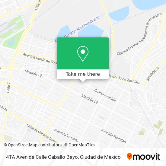 4TA Avenida Calle Caballo Bayo map