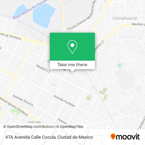 4TA Avenida Calle Cocula map